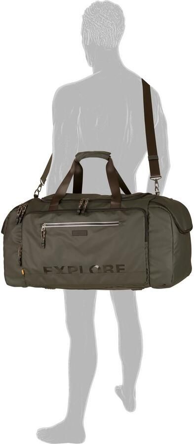 Camel active Reistas Explore waterafstotend gerecycled nylon en reflecterende ritsen - Foto 4