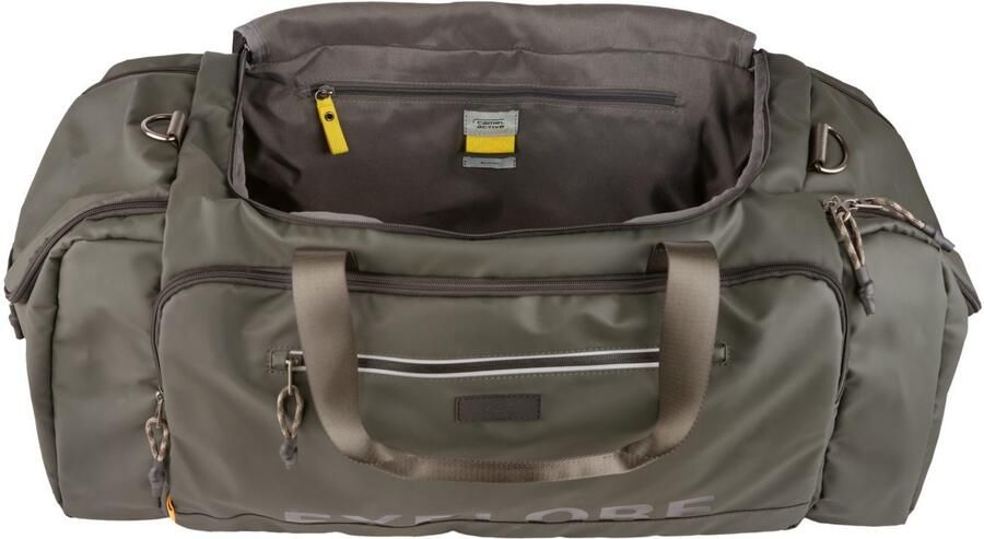 Camel active Reistas Explore waterafstotend gerecycled nylon en reflecterende ritsen - Foto 2