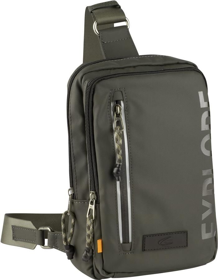 Camel active Rugzak Explore waterafstotend gerecycled nylon en reflecterende ritsen - Foto 6