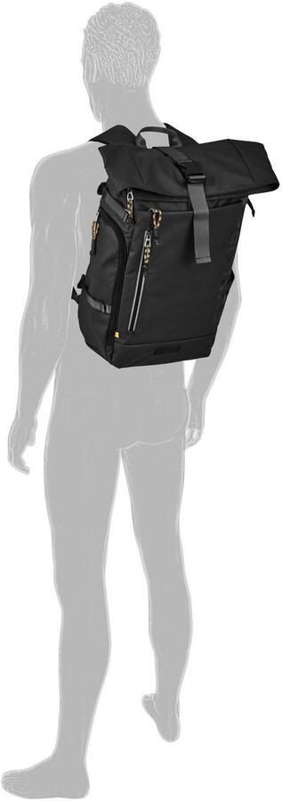 Camel active Rugzak Explore waterafstotend gerecycled nylon en reflecterende ritsen - Foto 3