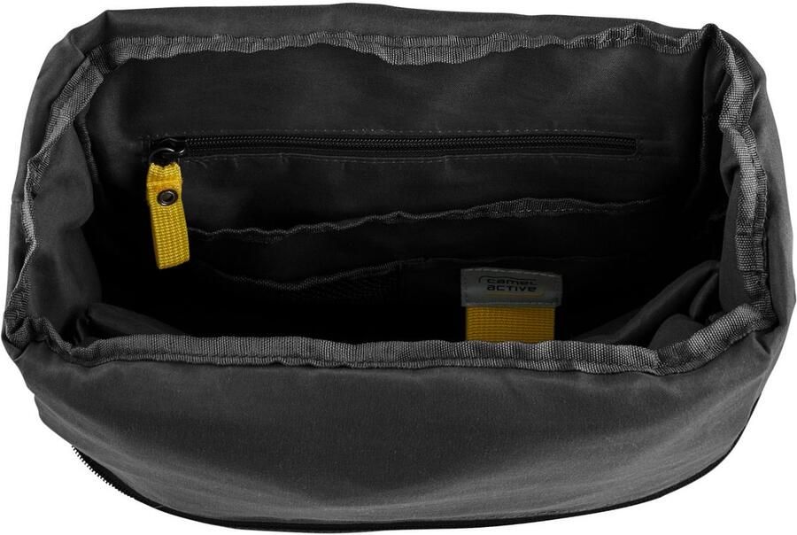 Camel active Rugzak Explore waterafstotend gerecycled nylon en reflecterende ritsen - Foto 2