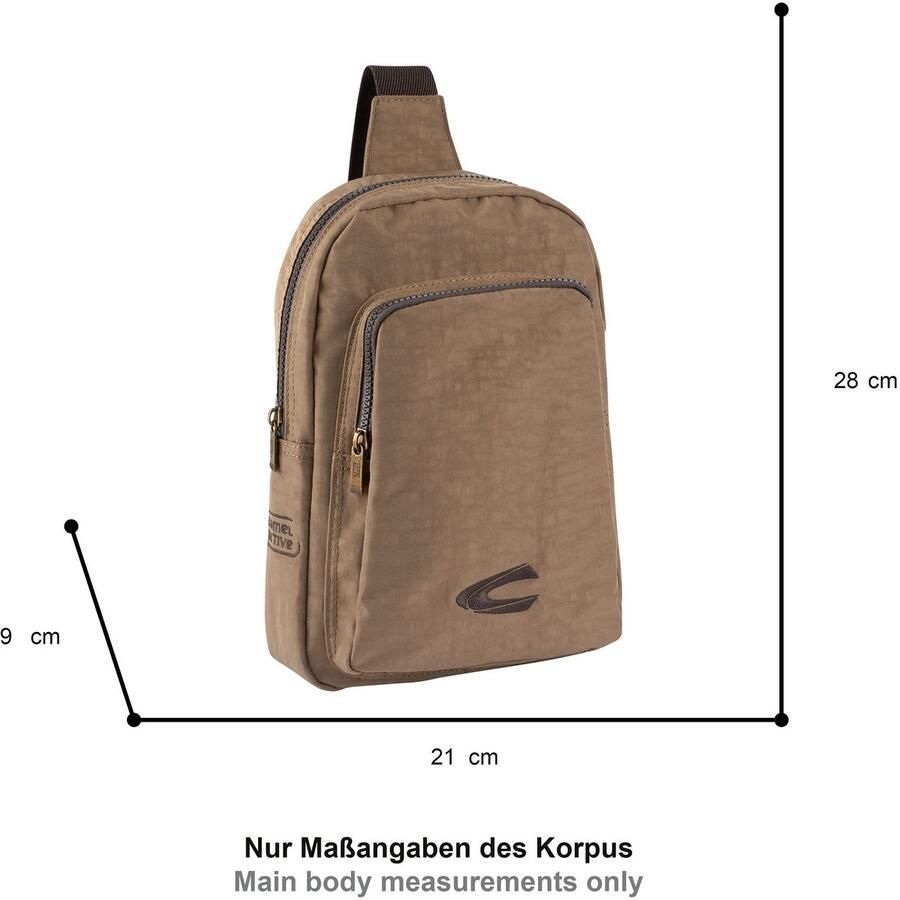 Camel active Rugzak Journey veelzijdige metgezel van robuust nylon en met licht gewicht