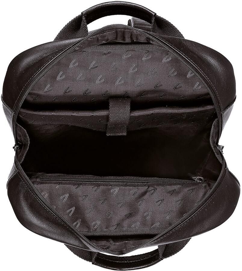 Camel active Rugzak Pijnboom van plantaardig gelooid rundleer in een stoere look met rfid-bescherming - Foto 2