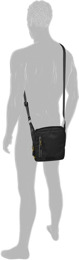 Camel active Schoudertas Explore waterafstotend gerecycled nylon en reflecterende ritsen - Foto 4