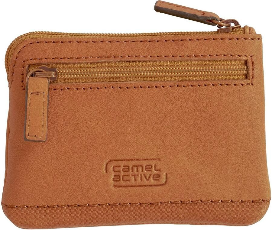 Camel active Sleutelzakje NIMBUS zacht nerfleer met licht contrasterende siersteken subtiel logo - Foto 2