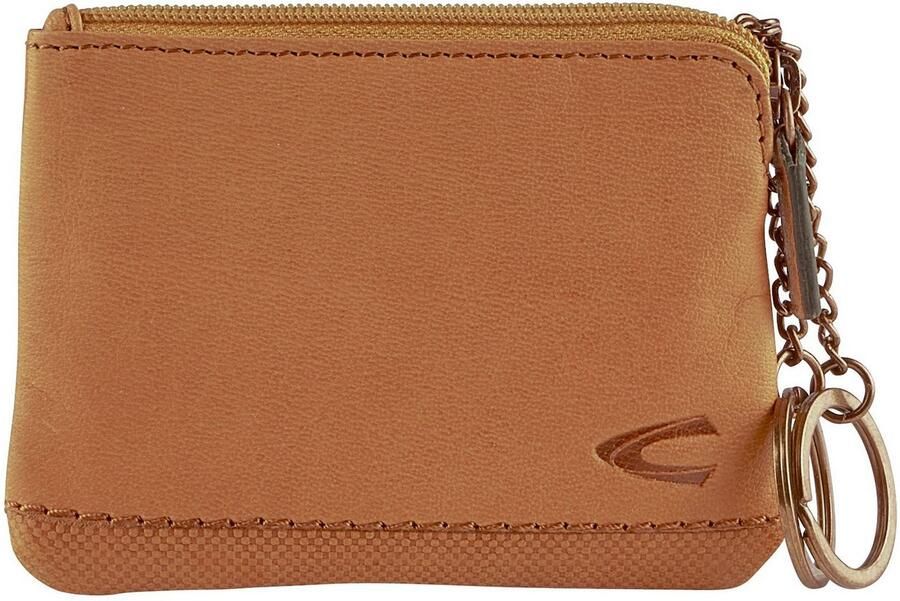 Camel active Sleutelzakje NIMBUS zacht nerfleer met licht contrasterende siersteken subtiel logo - Foto 4