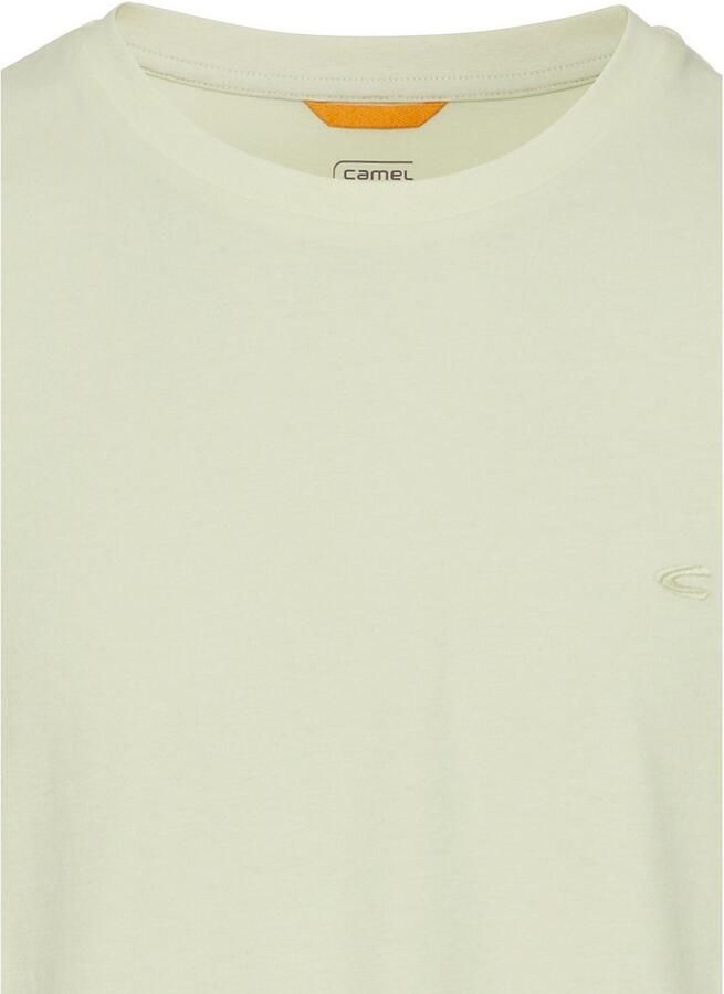 Camel active T-shirt met logoborduursel