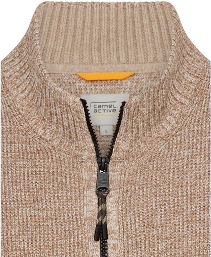 Camel active Slim fit gebreid jack model 'Mouline' - Foto 2