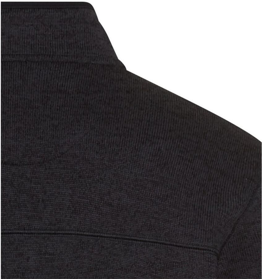 Camel active Regular fit gebreid jack in gemêleerde look met opstaande kraag - Foto 2