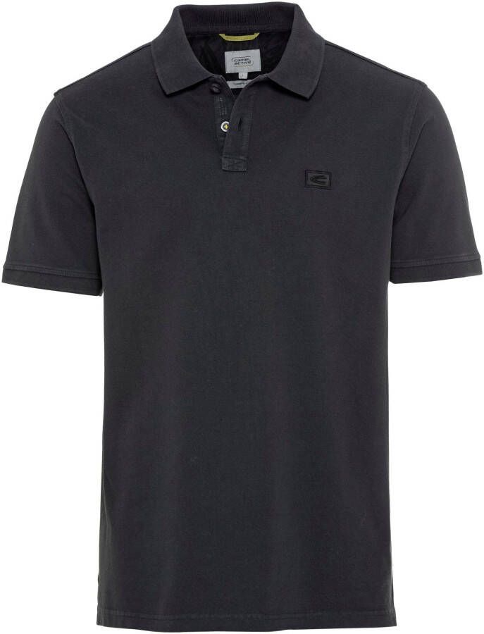 Camel active Poloshirt met labelstitching