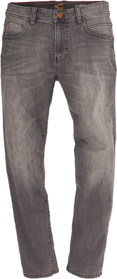Camel active Grijze Denim 5-Pocket Jeans Gray Heren