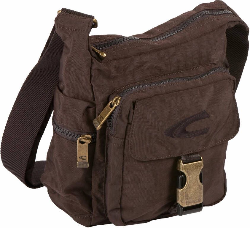 Camel active Schoudertas Journey van licht robuust nylon functioneel perfect voor alle levensomstandigheden