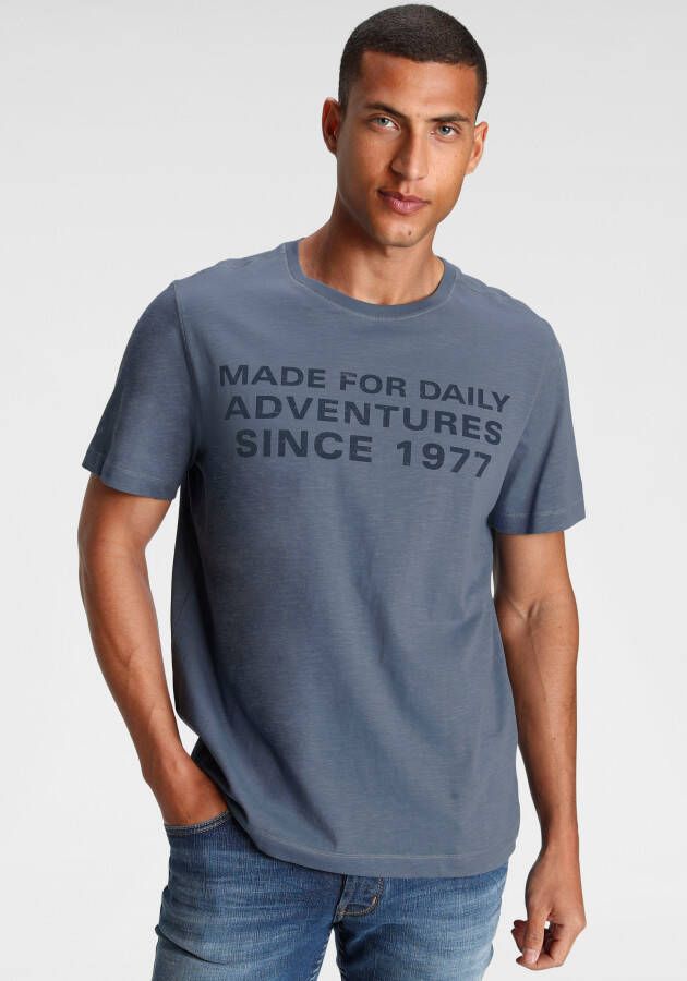 camel active T-shirt met logoprint