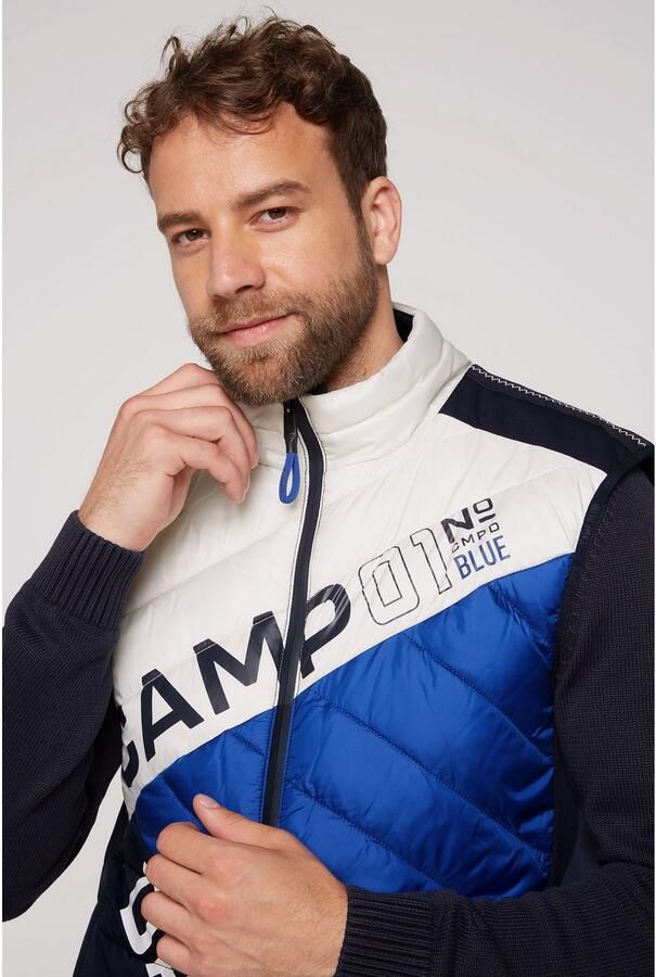 CAMP DAVID Bodywarmer met colourblocking