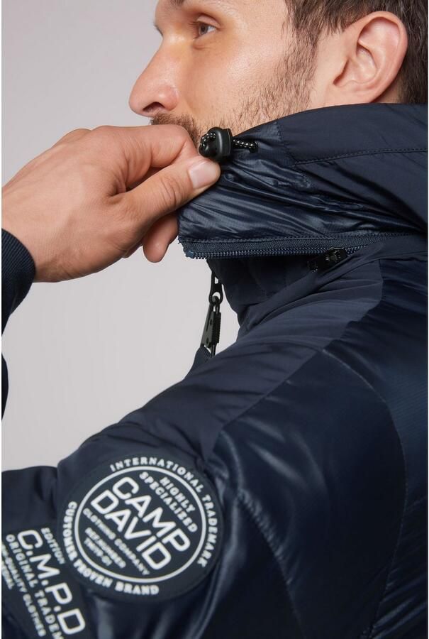 CAMP DAVID Gewatteerde jas met afneembare capuchon - Foto 3