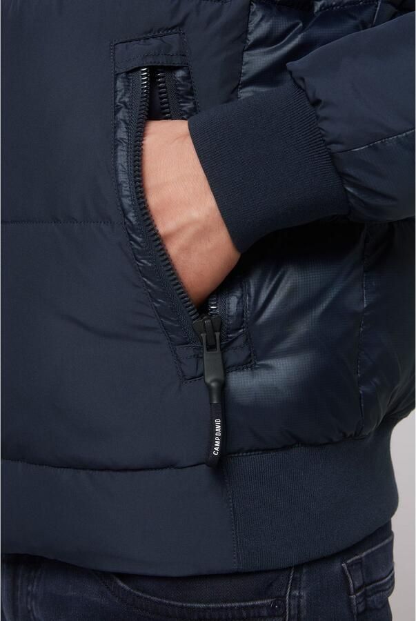 CAMP DAVID Gewatteerde jas met afneembare capuchon - Foto 5