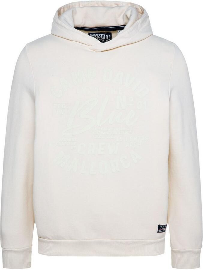 CAMP DAVID Hoodie met mallorca print