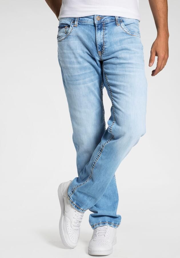 CAMP DAVID Loose fit jeans CO:NO met opvallende naden en stretch - Foto 7