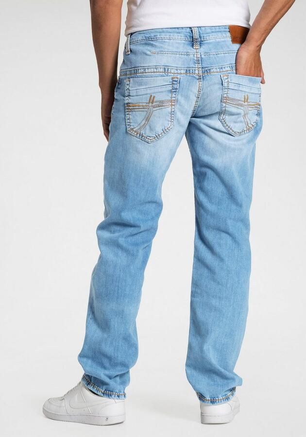 CAMP DAVID Loose fit jeans CO:NO met opvallende naden en stretch - Foto 4