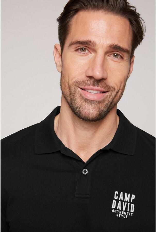 CAMP DAVID Poloshirt met kleine logo-borduursel op borsthoogte - Foto 2