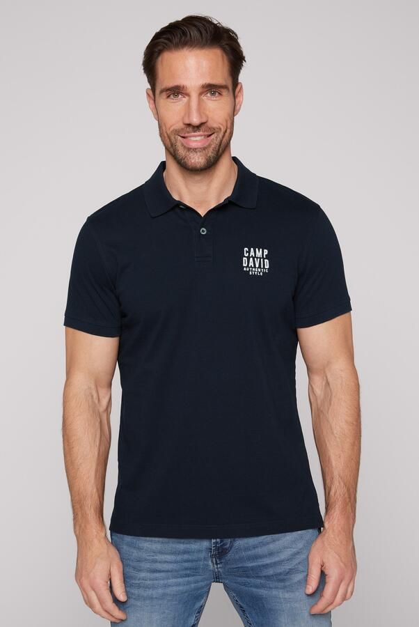 CAMP DAVID Poloshirt met kleine logo-borduursel op borsthoogte - Foto 7