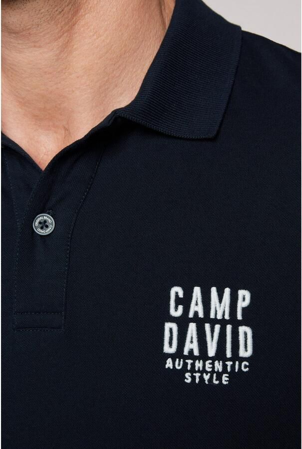 CAMP DAVID Poloshirt met kleine logo-borduursel op borsthoogte - Foto 3