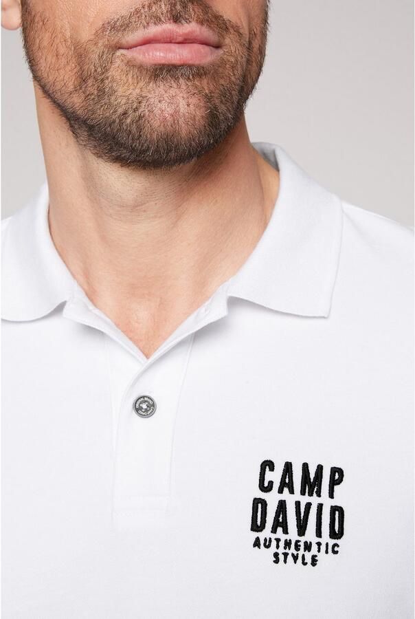 CAMP DAVID Poloshirt met kleine logo-borduursel op borsthoogte - Foto 2