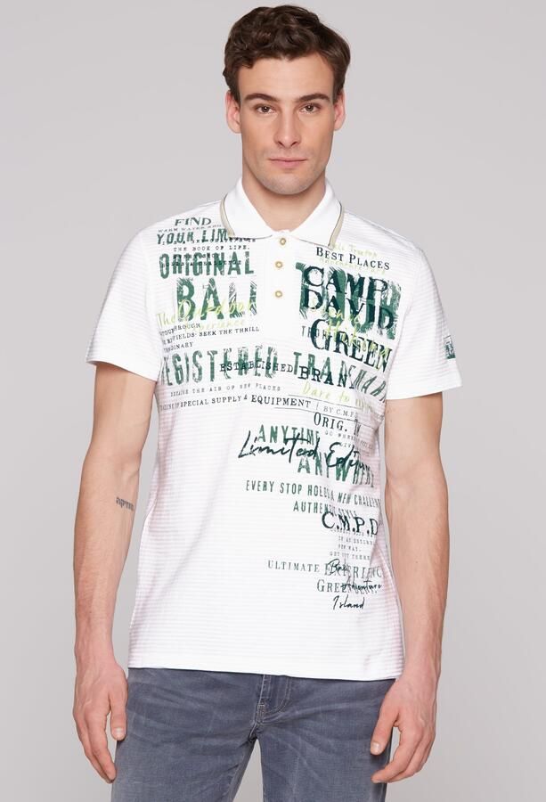 CAMP DAVID Poloshirt met logoprint - Foto 6