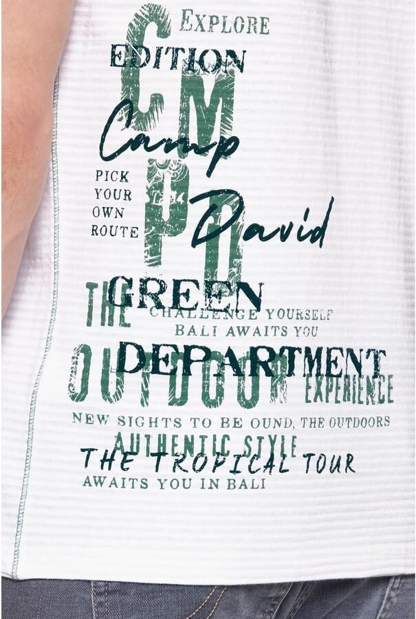 CAMP DAVID Poloshirt met logoprint - Foto 3