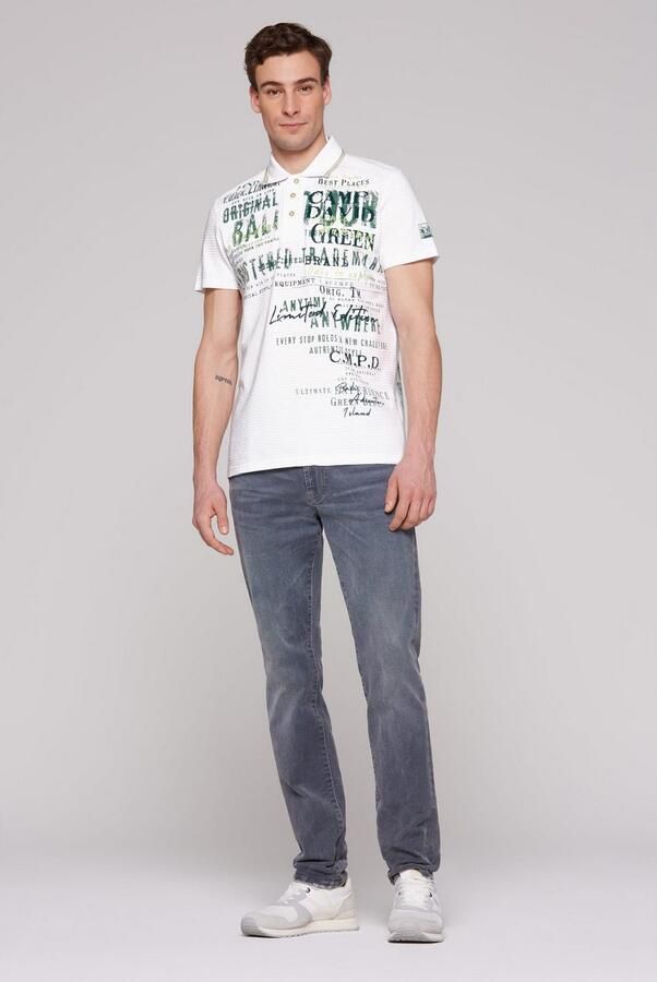 CAMP DAVID Poloshirt met logoprint - Foto 5