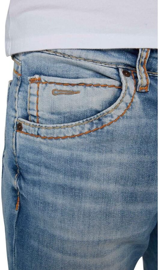 CAMP DAVID Straight jeans NI:CO:R611 met opvallende stiknaden - Foto 4