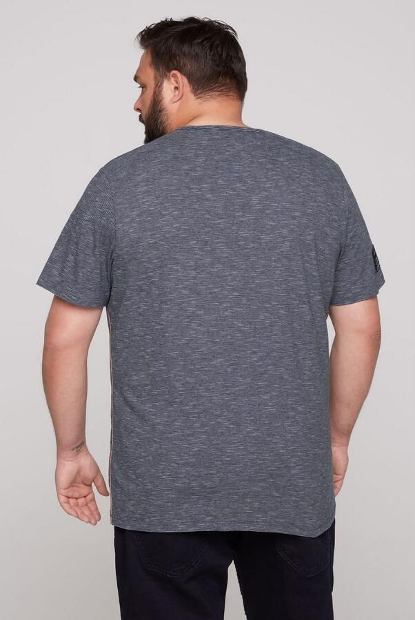 CAMP DAVID T-shirt met label print en patch - Foto 4