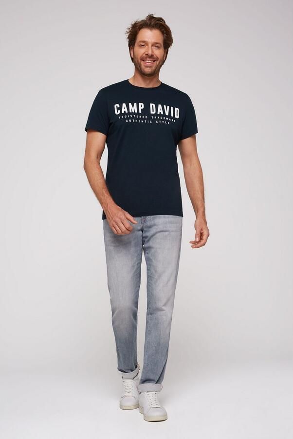 CAMP DAVID T-shirt met logoprint voor - Foto 5