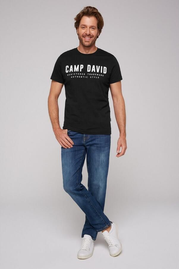 CAMP DAVID T-shirt met logoprint voor - Foto 5