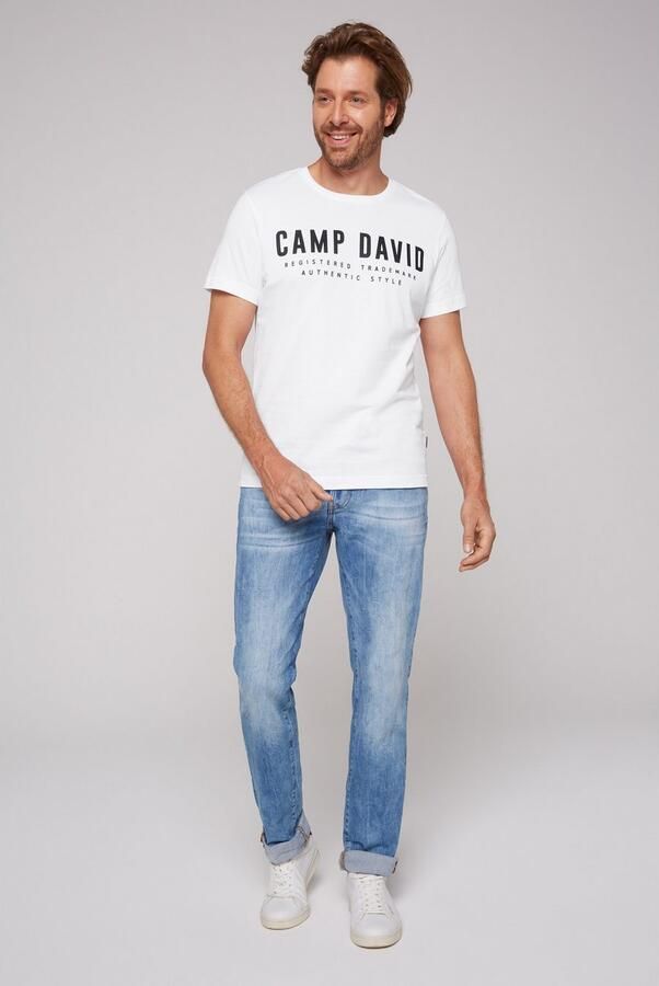 CAMP DAVID T-shirt met logoprint voor - Foto 5