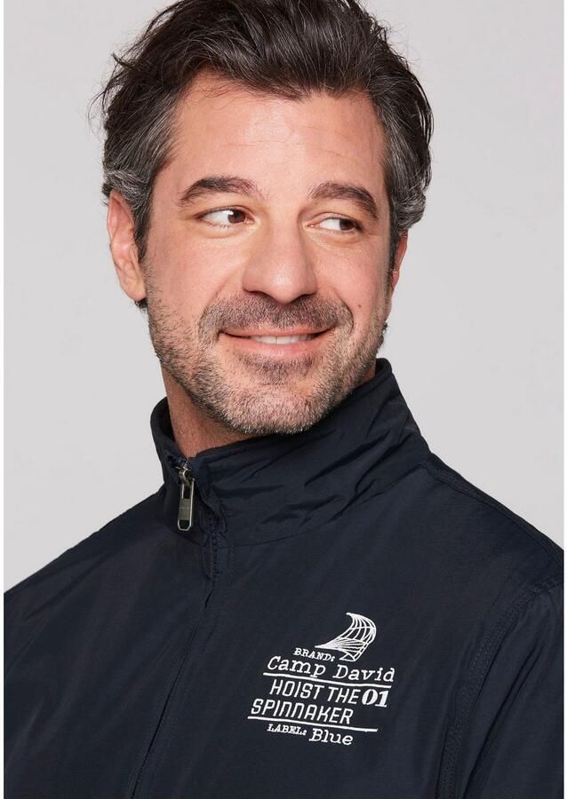 CAMP DAVID Windbreaker met logoborduursels - Foto 2