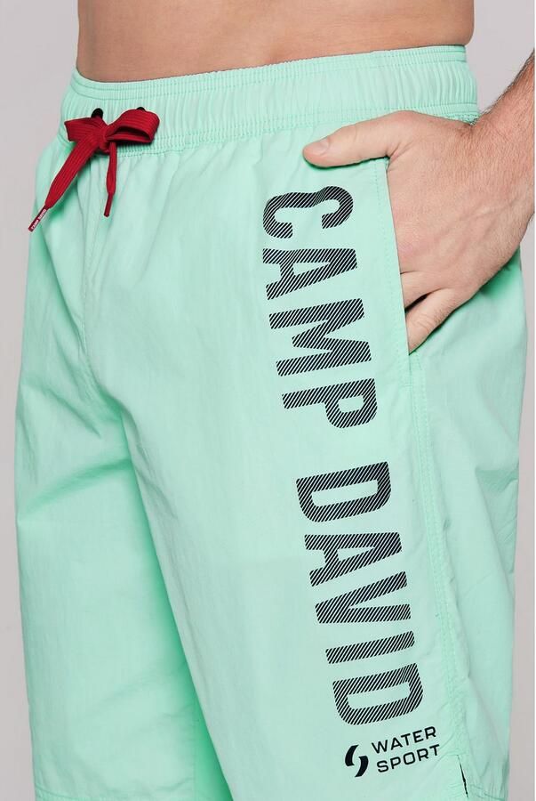 CAMP DAVID Zwemshort met logo-opschrift - Foto 3