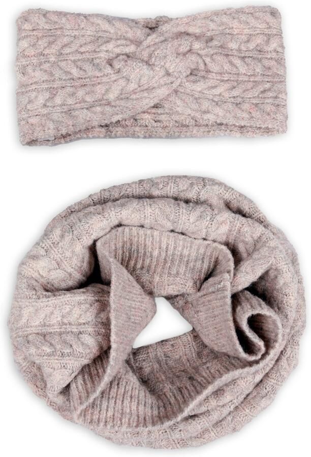 Capelli New York Colsjaal met kabelmotief - Foto 2