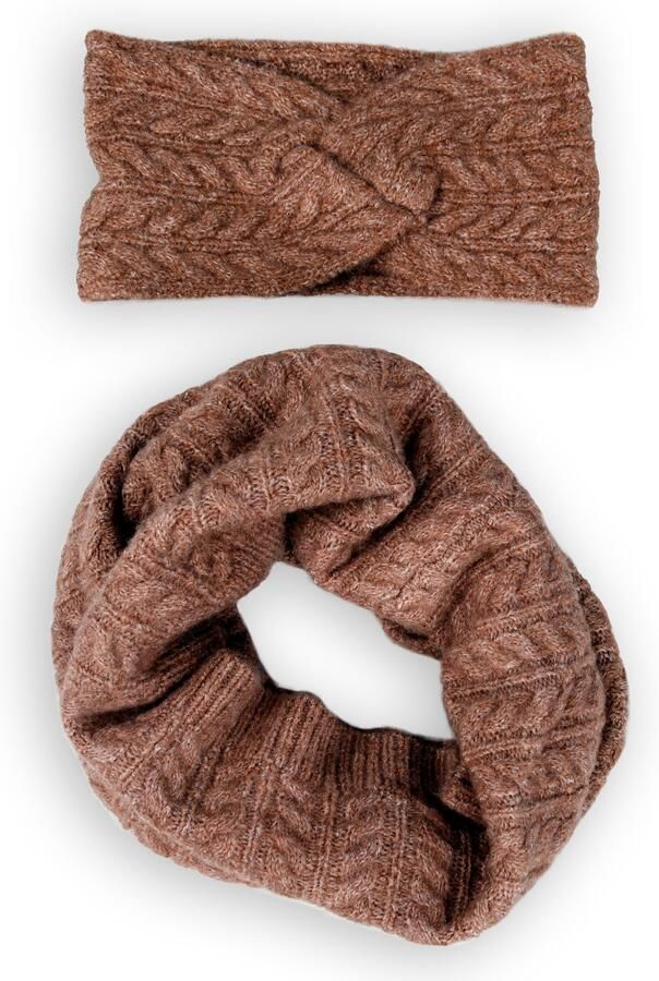 Capelli New York Colsjaal met kabelmotief - Foto 2