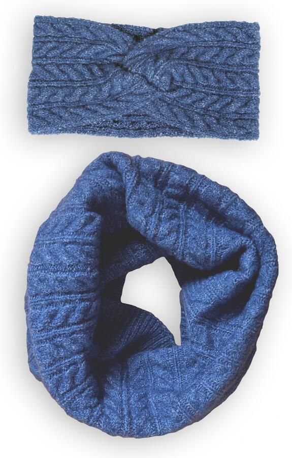 Capelli New York Colsjaal met kabelmotief - Foto 2