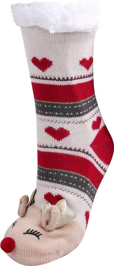 Capelli New York Huissokken met knuffelig pluche rand - Foto 3