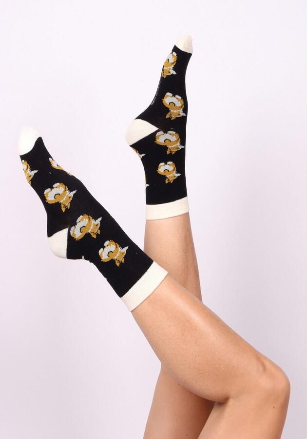 Capelli New York Sokken kleurige 4-pack met verschillende hondenmotieven (4 paar) - Foto 3