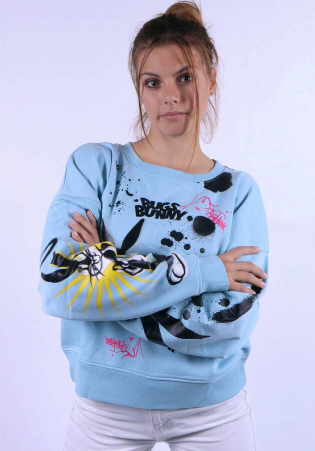 Capelli New York Sweatshirt Bugs Bunny all-over gedessineerd