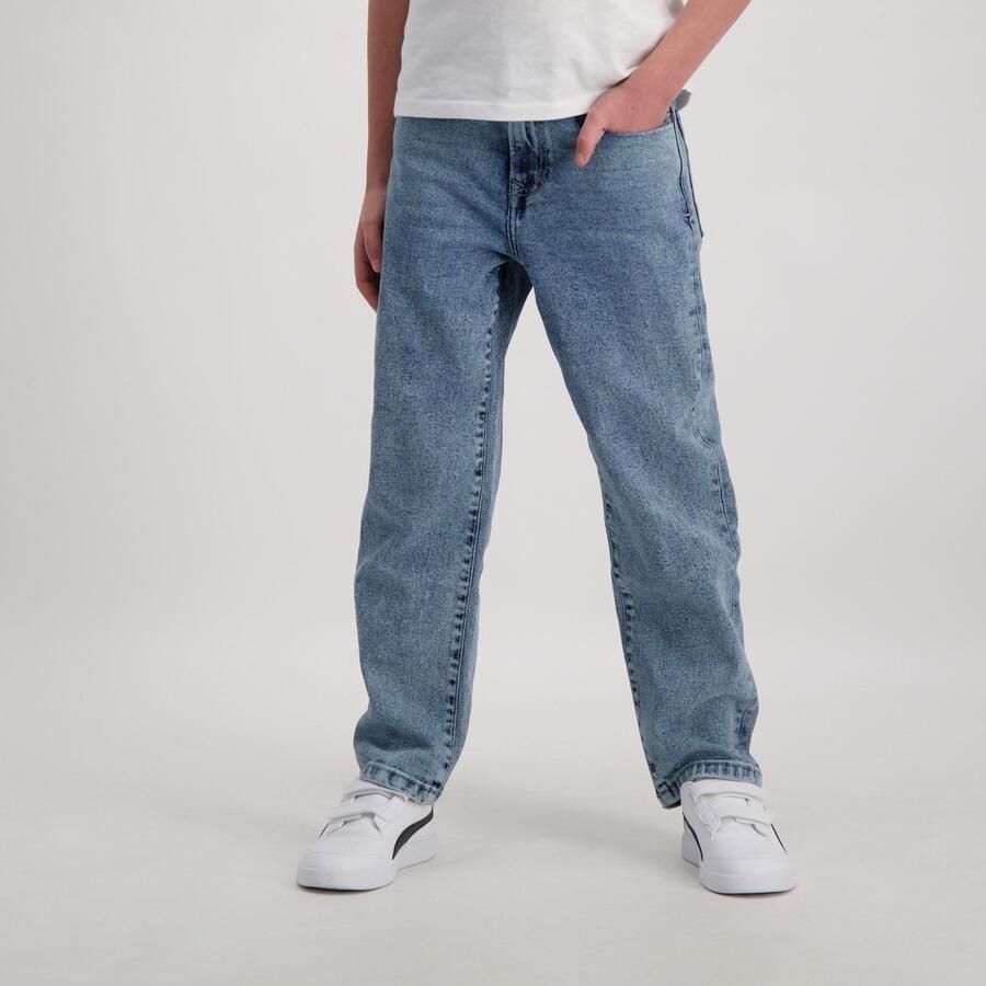 Cars wide leg jeans GARWELL stone used Blauw Jongens Denim Effen 140 - Foto 7