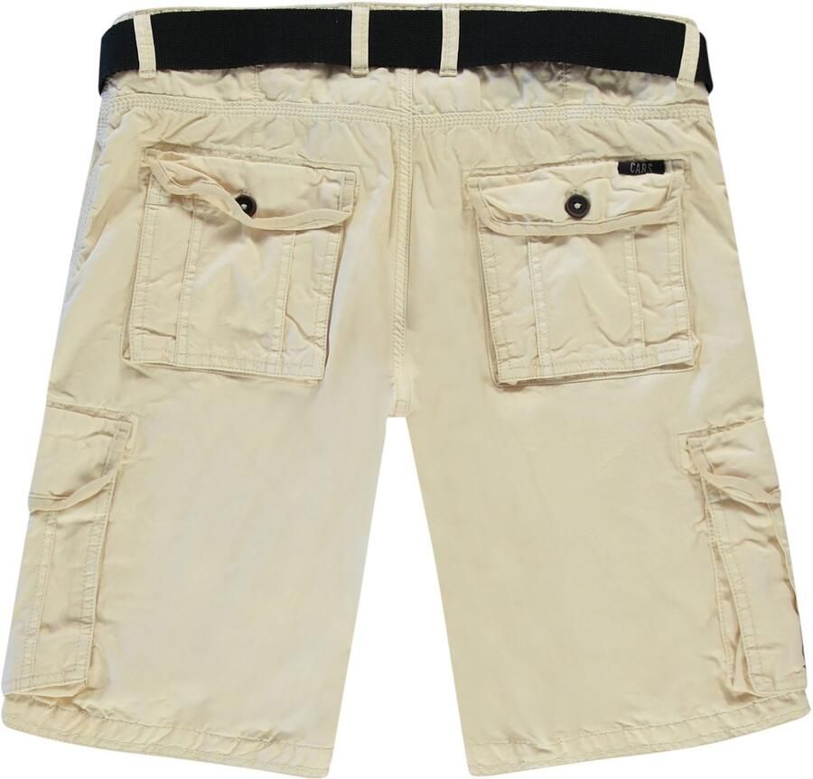 CARS JEANS Korte regular fit cargobroek met stoffen riem model 'DURRAS' - Foto 2