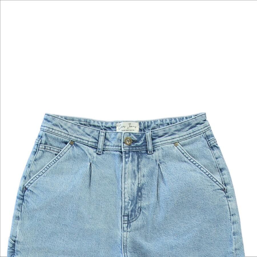 Cars regular denim short light blue denim