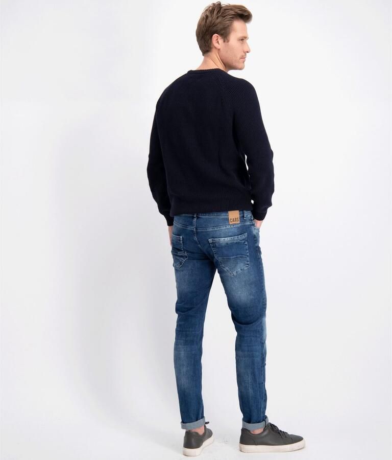 Cars Jeans Blast Slim Fit New Stone Blauw Heren - Foto 4