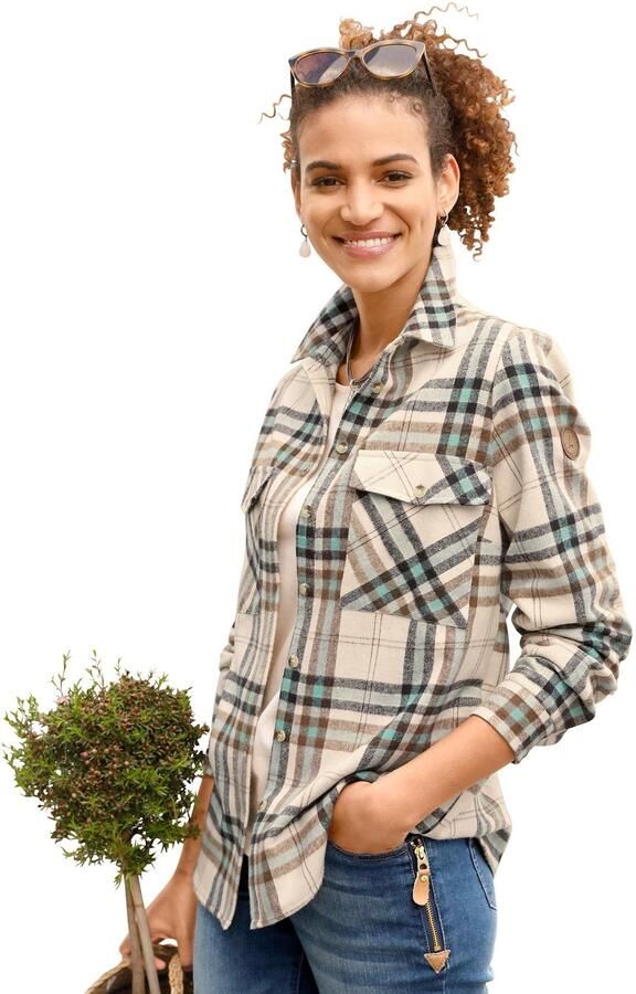 Casual Looks Flanellen blouse - Foto 4