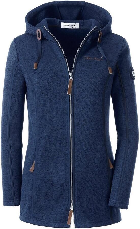 Casual Looks Fleecejack met capuchon