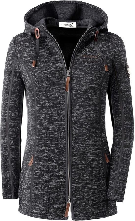 Casual Looks Fleecejack met capuchon